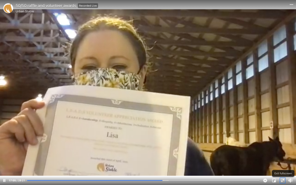 Woman holding certificate